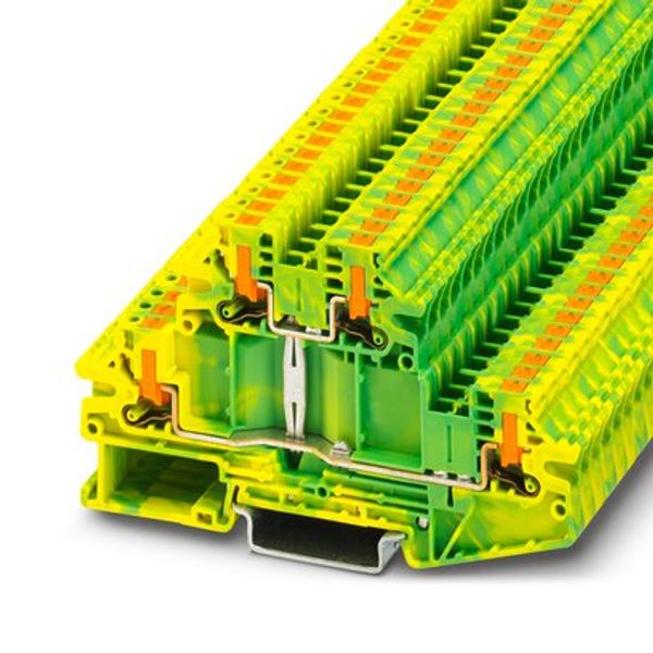 PTTBV 4-PE - Protective conductor double-level terminal block image 4