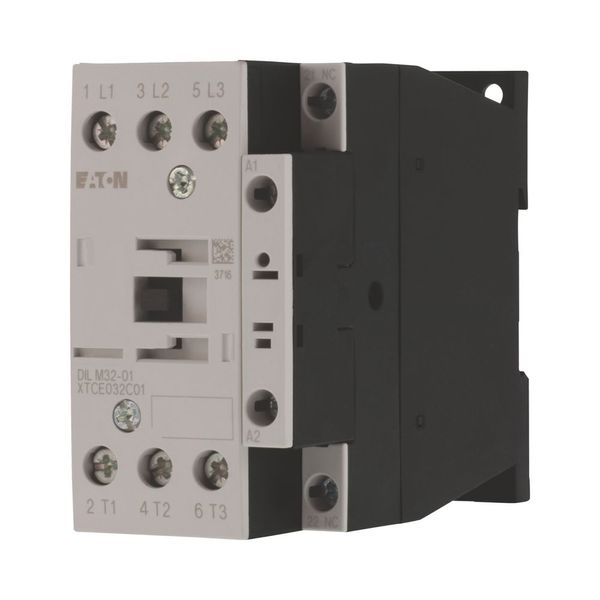 Contactor, 3 pole, 380 V 400 V 15 kW, 1 NC, 400 V 50 Hz, 440 V 60 Hz, AC operation, Screw terminals image 9