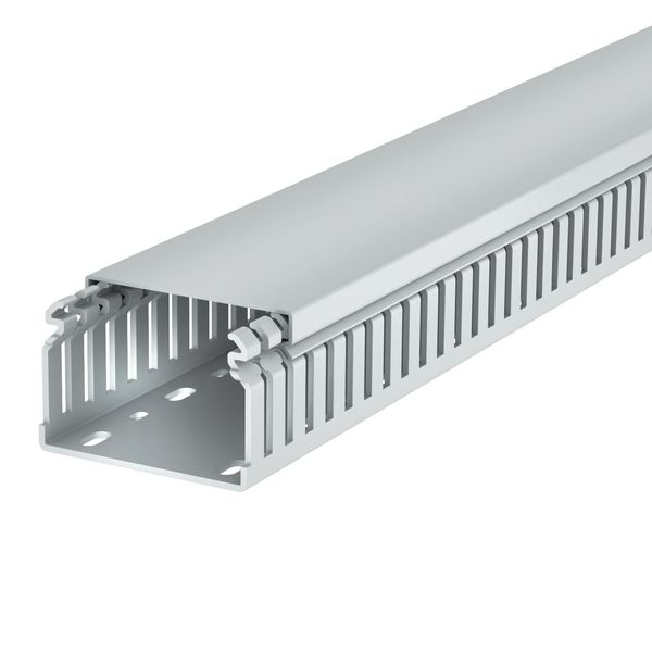 LKVH 50075 Slotted cable trunking system halogen-free 50x75x2000 image 1
