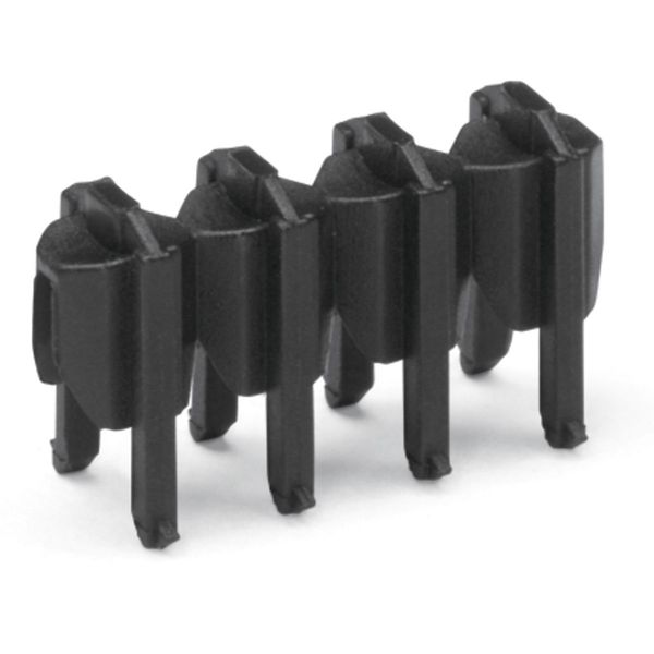Cover for male connectors for 734 Series IP20 protection black image 1