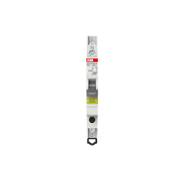 E211X-25-10ON-OFF Switch,25 A,acc. to EN 250/400 V AC,1NO,0NC,0CO, El. Color:Grey,1LED,Yellow, MW:0.5 image 6