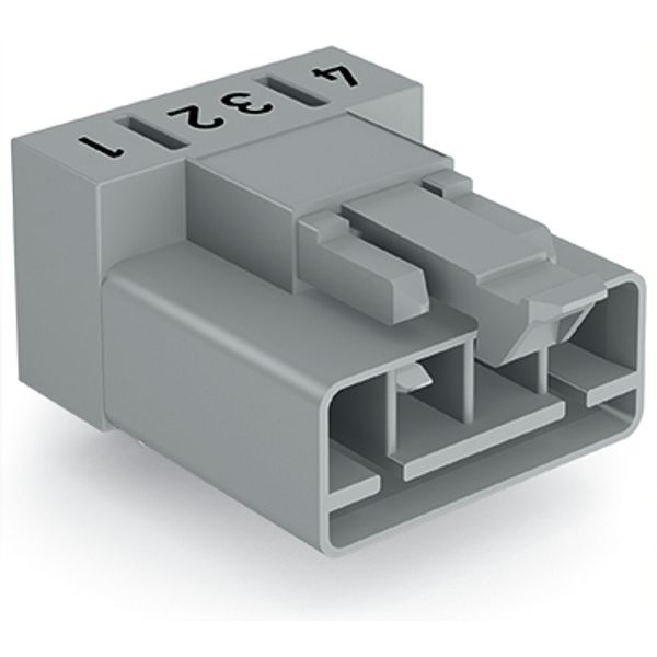 Plug for PCBs angled 4-pole gray image 3