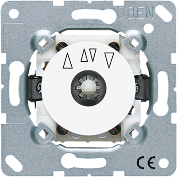 Rotary blind switch insert 1-pole 1234.10WW image 1