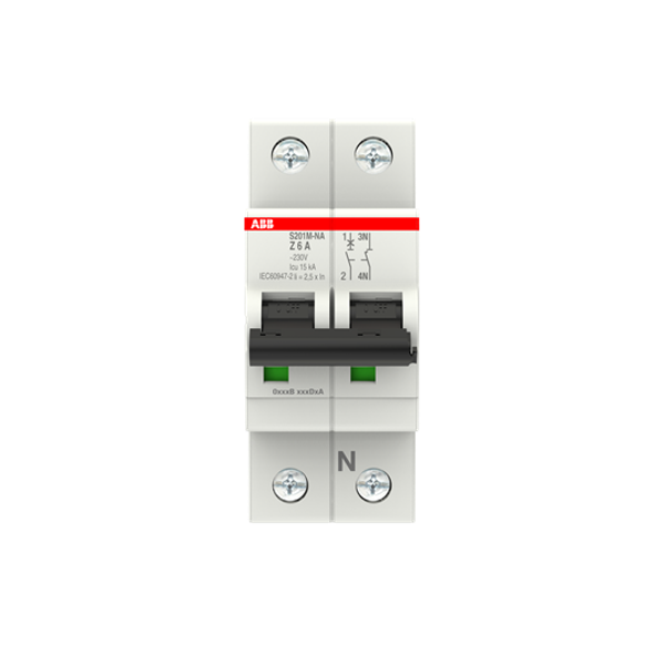 S201M-Z6NA Miniature Circuit Breaker - 1+NP - Z - 6 A image 3