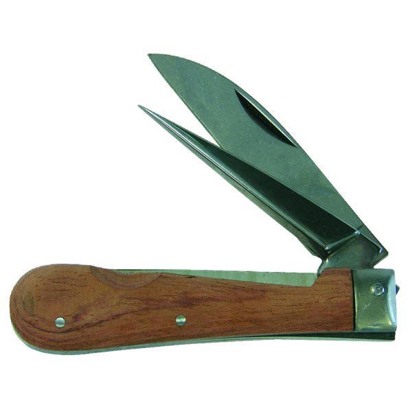 Cable knife wooden handle 2-piece image 2