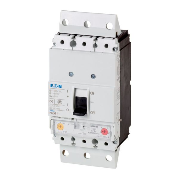 Circuit breaker 3-pole 100 A, system/cable protection, withdrawable un image 5