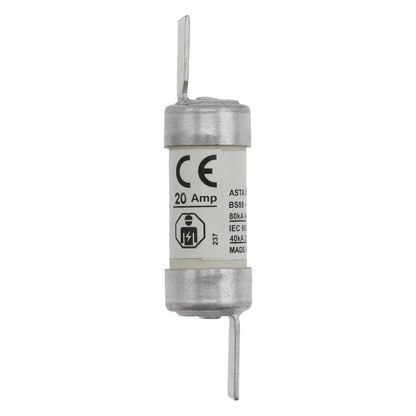 Fuse-link, LV, 20 A, AC 440 V, BS88/F1, 15 x 62 mm, gL/gG, BS image 11