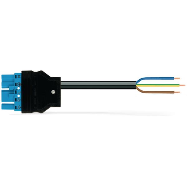 pre-assembled connecting cable Eca Plug/open-ended black image 1