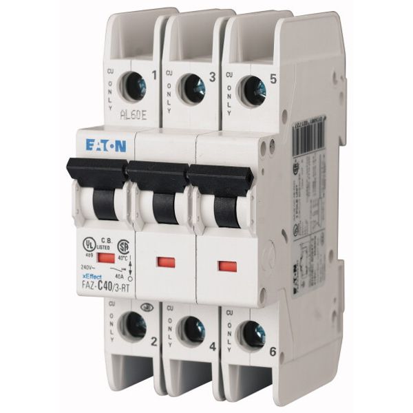 Miniature circuit breaker (MCB), 8 A, 3p, characteristic: C image 2