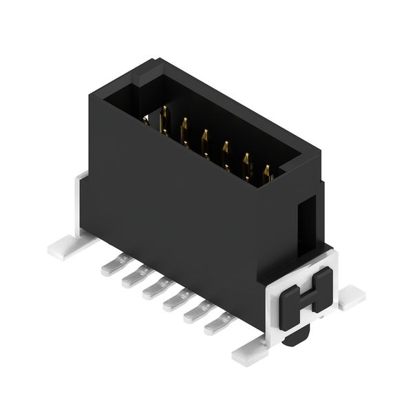 PCB plug-in connector (board connection), 1.27 mm, Number of poles: 12 image 2