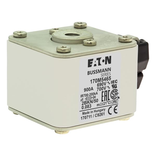 Fuse-link, high speed, 900 A, AC 690 V, size 2, aR, IEC, UL, single indicator image 19