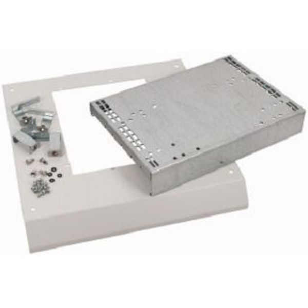 Mounting kit, IZM2, 3200A, 4p, fixed/withdrawable, W=800mm, grey image 1