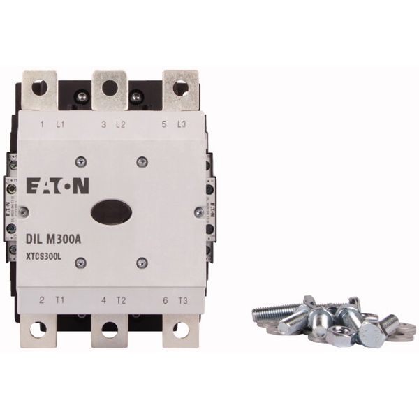 Contactor, 380 V 400 V 160 kW, 2 N/O, 2 NC, 110 - 120 V 50/60 Hz, AC operation, Screw connection image 2