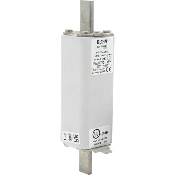 Fuse-link, high speed, 80 A, DC 1000 V, 01XL, gPV, UL, IEC image 10