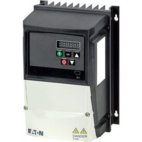 Variable frequency drive, 230 V AC, 1-phase, 4.3 A, 0.75 kW, IP66/NEMA 4X, Radio interference suppression filter, 7-digital display assembly, Addition image 13