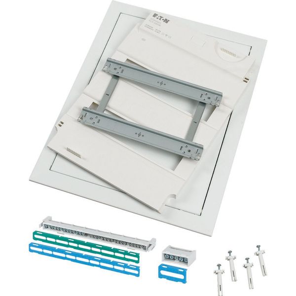 Hollow-wall-mounting expansion kit with screw terminal, 2-rows, form of delivery for projects image 1