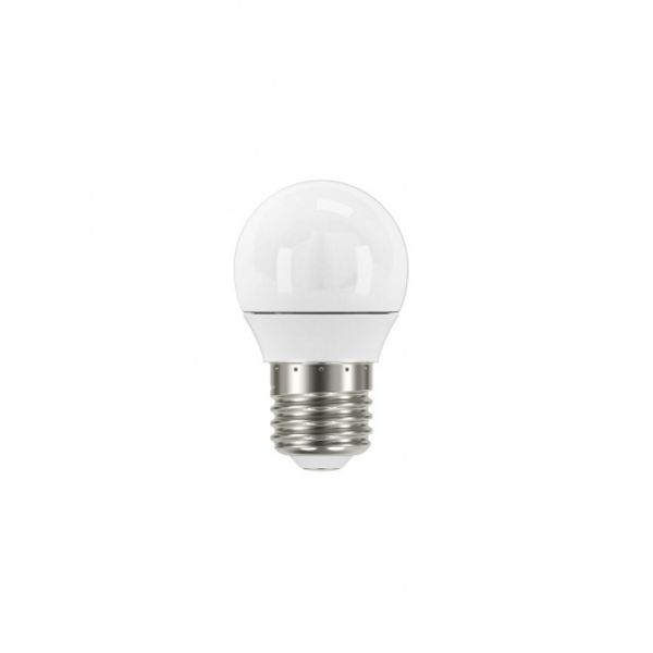 LED lamp, IQ-LED G45E27 5,5W-NW, 5,5W, 490lm, 4000K, E27 (27304) image 1