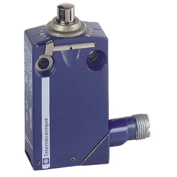 Limit switch, Limit switches XC Standard, XCMD, metal end plunger, 1NC+1 NO, snap, M12 image 1