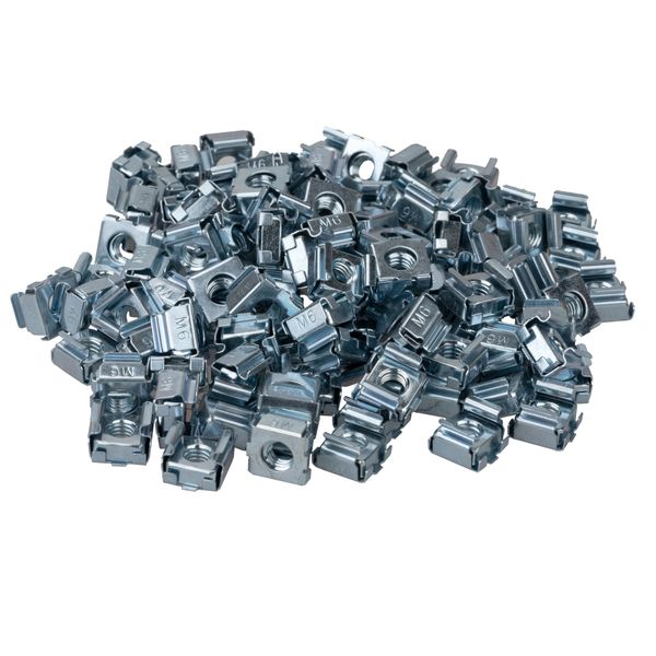 Cage nuts M6 (PU=100 pieces) image 1