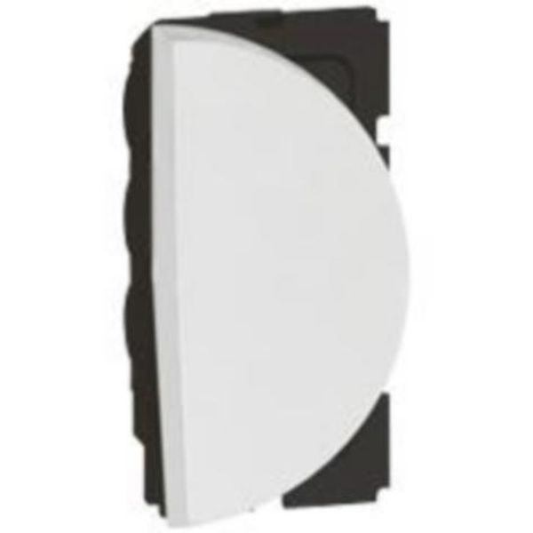 1-way push-button Arteor - round - 1 right module - white image 1