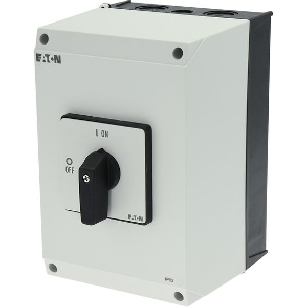 On-Off switch, 6 pole + 1 N/O + 1 N/C, 63 A, 90 °, surface mounting image 6