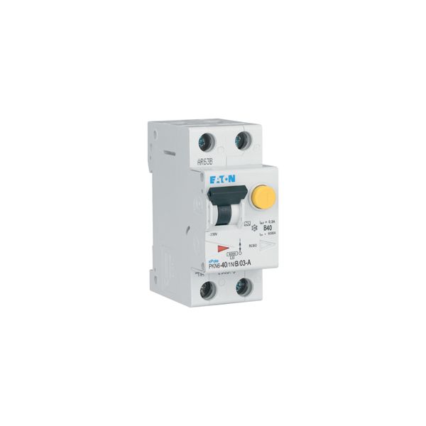 RCD/MCB combination, 40 A, 300 mA, MCB trip characteristic: B, 1p+N, RCD trip characteristic: A image 26