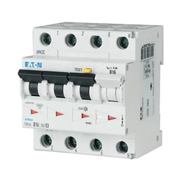 RCD/MCB combination, 6 A, 100 mA, MCB trip characteristic: C, 3p+N, RCD trip characteristic: A image 6