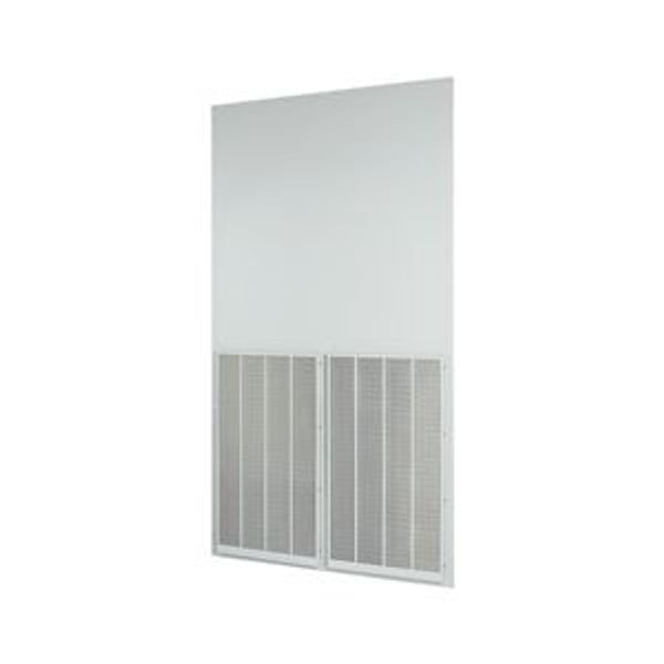 Rearwall, ventilated, HxW=2000x1100mm, IP42, grey image 4