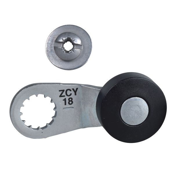 Limit switch lever, Limit switches XC Standard, ZCY, thermoplastic roller image 1