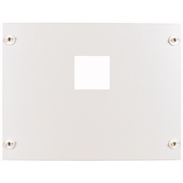 Mounting plate + front plate for HxW=300x400mm, NZM1, vertical, white image 2