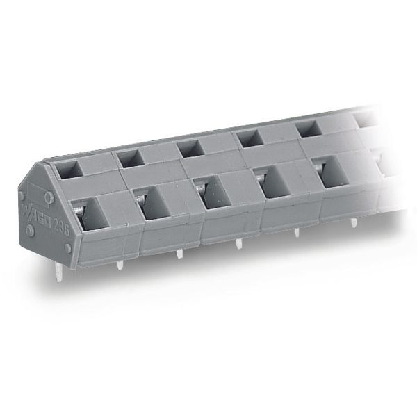 PCB terminal block 2.5 mm² Pin spacing 10/10.16 mm gray image 1