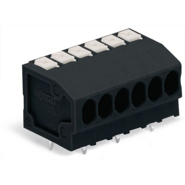 THR PCB terminal block push-button 1.5 mm² black image 1