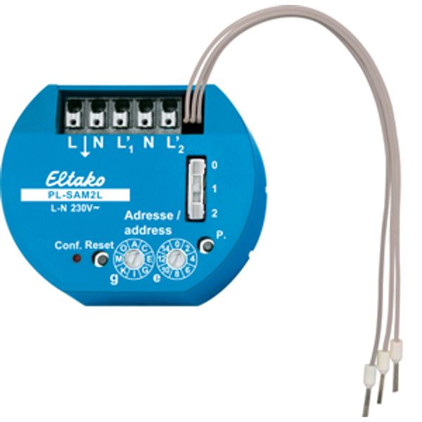 Powerline actuator 2 channels with 2 sensor inputs image 1