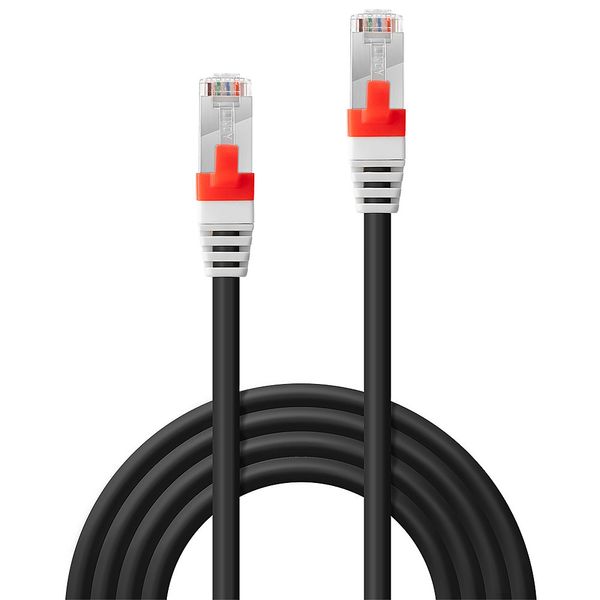 1m Cat.6A S/FTP LSZH Network Cable, Black (Fluke Tested) RJ45, M/M, 500MHz, Copper, 26AWG image 2