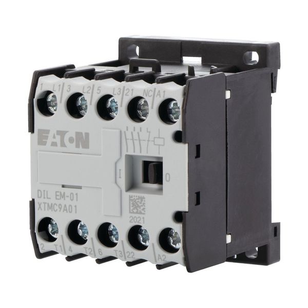 Contactor, 230 V 50 Hz, 240 V 60 Hz, 3 pole, 380 V 400 V, 4 kW, Contacts N/C = Normally closed= 1 NC, Screw terminals, AC operation image 15