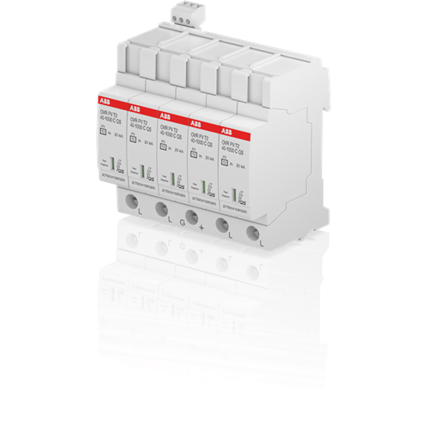 Overvoltage protection Type PV,  20/ 40kA, 1000V, plug, signal Double  image 1