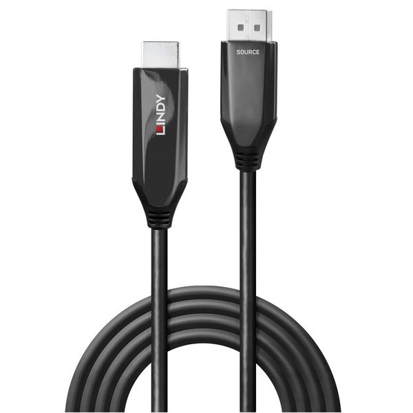 1m Active Display Port to HDMI 4K120Hz Adapter Cable Connects a single DisplayPort Device to a HDMI® Display with a maximum resolution of 4096x2160@120Hz / 7680x4320@60Hz image 2