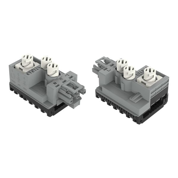 Tap-off module for flat cable 5 x 2.5 mm² + 2 x 1.5 mm² gray image 3