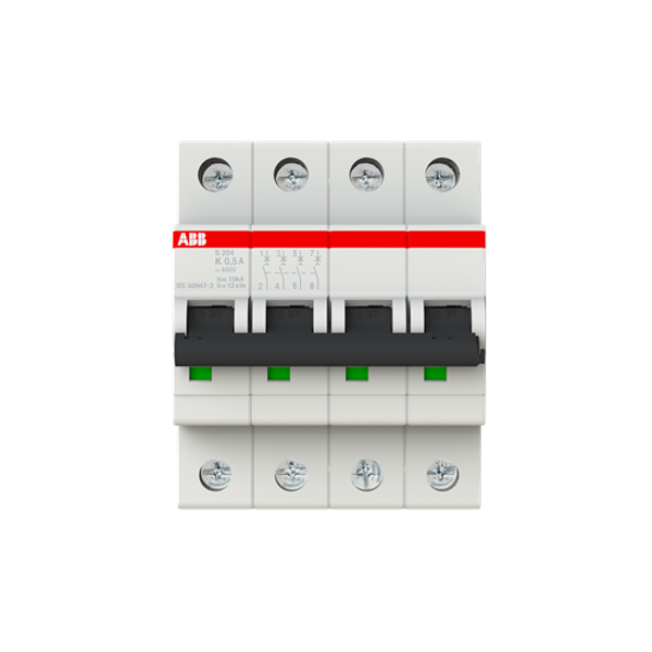 S204-K0.5 Miniature Circuit Breaker - 4P - K - 0.5 A image 6