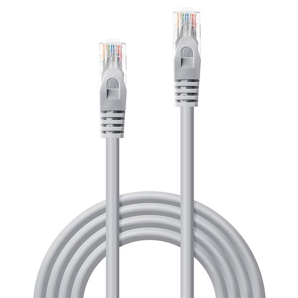 0.5m Cat.5e U/UTP Network Cable, Grey RJ45, M/M, 100MHz, CCA image 2