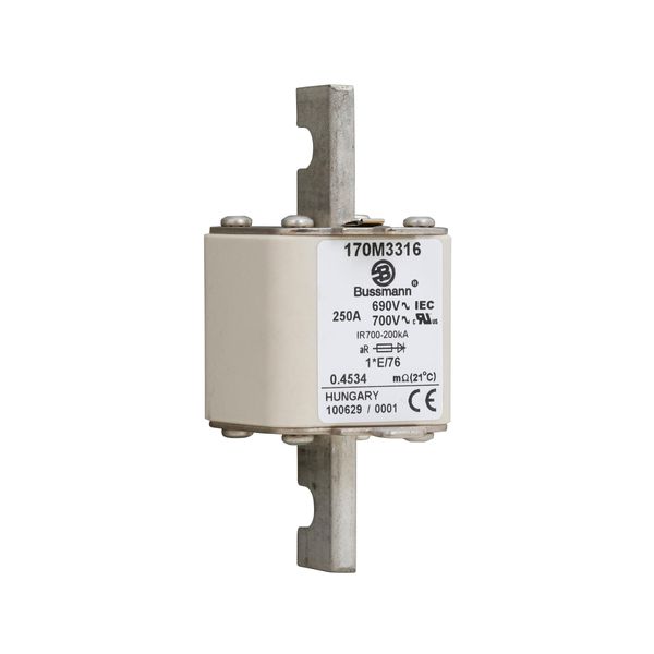 Fuse-link, high speed, 40 A, AC 690 V, compact size 1, 45 x 59 x 102 mm, aR, IEC, UL, single indicator image 15