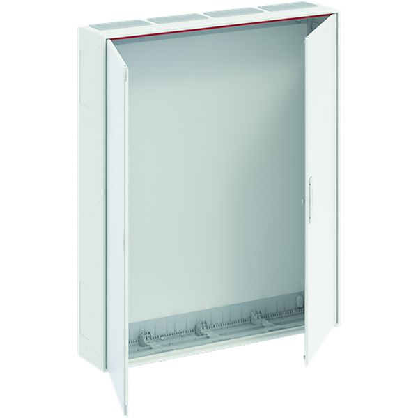 B48 ComfortLine B Wall-mounting cabinet, Surface mounted/recessed mounted/partially recessed mounted, 384 SU, Grounded (Class I), IP44, Field Width: 4, Rows: 8, 1250 mm x 1050 mm x 215 mm image 1