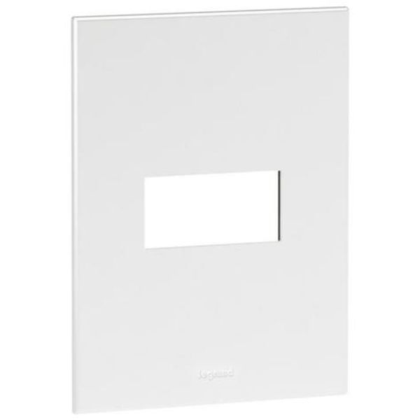 Plate Arteor - American standard - square - 1 module - 2'' x 4'' - white image 1