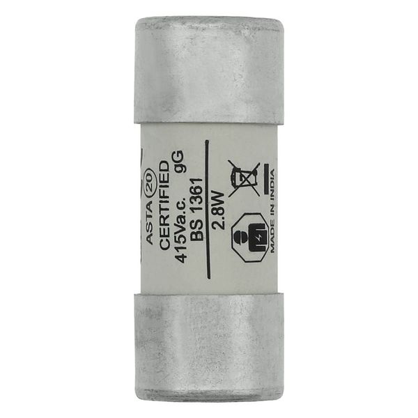 House service fuse-link, low voltage, 25 A, AC 415 V, BS system C type II, 23 x 57 mm, gL/gG, BS image 24