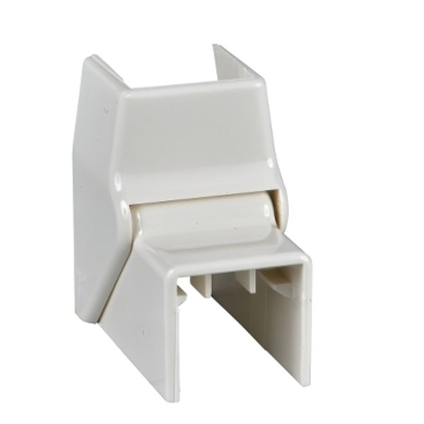 Ultra - adjustable internal corner - 40 x 16/25/40 mm - ABS - white image 2