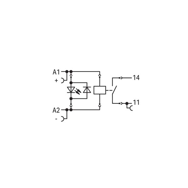 Relay module Nominal input voltage: 24 VDC 1 make contact image 10