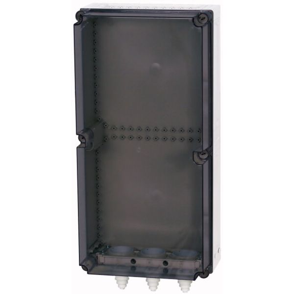 Panel enclosure, with gland plate and cable glands, HxWxD=750x375x225mm image 1