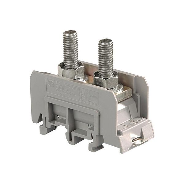 M70/31.FF COMPACT TWO STUD TERMINAL BLOCK, LUG MOUNTING, RAIL OR BASE MOUNTING image 1