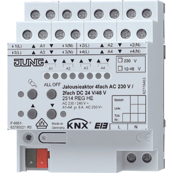 Output module KNX Blinds actuator image 2