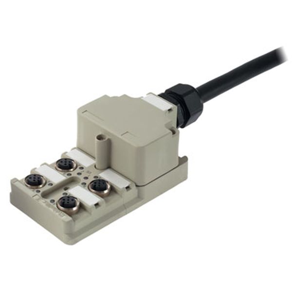 Sensor-actuator passive distributor (with cable), complete module, Hoo image 1